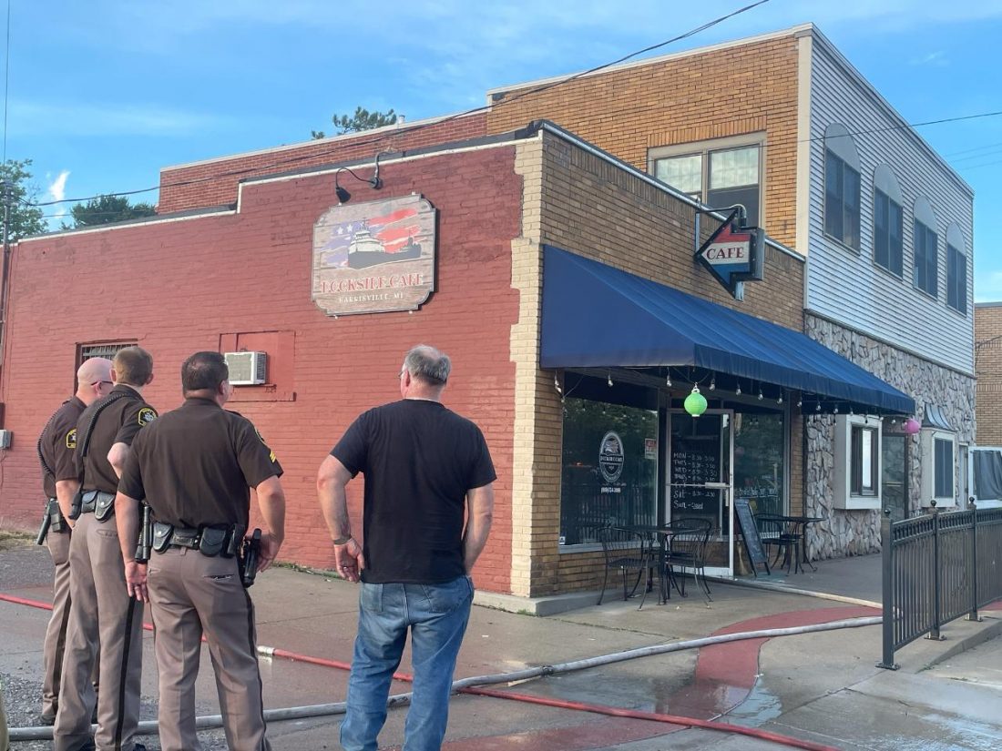 Crews respond to fire at Dockside Cafe in Harrisville News, Sports